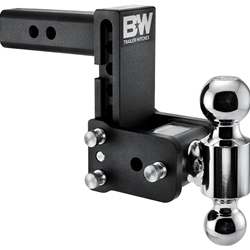 2" Tow & Stow Adjustable Trailer Hitch Ball Mount 5" Drop (2" x 2-5/16") - TS10037B