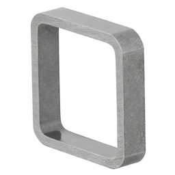 Raw Steel Receiver Tube Reinforcement Collar (Fit's 2" Receiver) - 49770