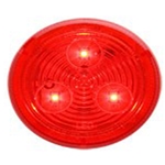 Red 2.5” Round Sealed LED Marker/Clearance Light - MCL-57RBK