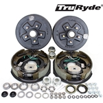5-5" Bolt Circle 3,500 lbs. TruRyde® Trailer Axle Self-Adjusting Electric Brake Kit - BK550ELEAUTO-IPS
