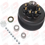 Dexter® 8,000 lbs. Grease Hub and Drum 9/16" Studs with Parts and 60 Degree Cone Nuts - K08-285-94
