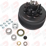 Dexter® 8,000 lbs. Grease Hub and Drum 5/8" Studs with Parts and 90 Degree Cone Nuts - K08-285-96