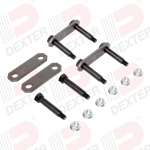 Dexter® Shackle Kit for Trailer Axle with Double Eye Springs - K71-403-00
