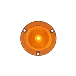 2.5" Round Amber Marker/Clearance Light With Locking Clip - MCL002AXBK