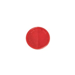 Red 2" Self Adhesive Round Reflector