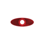 Red Oval Reflector Surround for 3/4" Lights