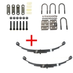 Southwest Wheel® 3,500 lbs. Greaseable Single Trailer Axle Suspension Kit with No Hanger Brackets - HLWB3500-KIT-SINGLE