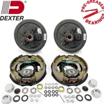 Dexter Pre-Greased Easy Assemble 5 on 4-1/2" Hub and Drum Electric Brake Kit for 3,500 lbs. Trailer Axle - PGBK545ELE