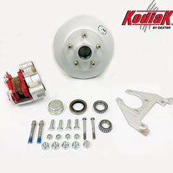 Kodiak® Single Wheel Disc Brake Kit for a 3,500 lbs. Trailer Axle - 1HRCM10DACKIT