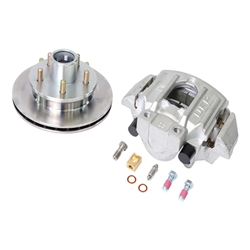 UFP Disc Brake axle Kit, 3,750 lbs., Zinc/Stainless steel Hub & Rotor, Aluminum Caliper - K71-079-02
