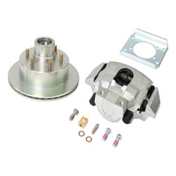 UFP Disc Brake Kit, 6,000 lbs., Zinc Hub & Rotor, Zinc Caliper - K71-089-00