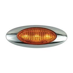 Millennium Series 4” Sealed LED Marker/Clearance Light Amber - 00212700BK