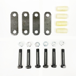 Single Axle Shackle Kit for Double Eye Springs - APX1BX